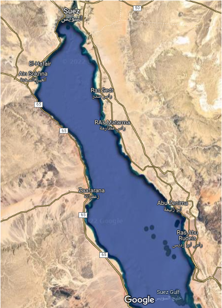 Gulf of Suez contamination